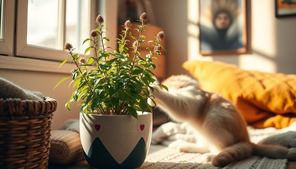 Growing catnip indoors