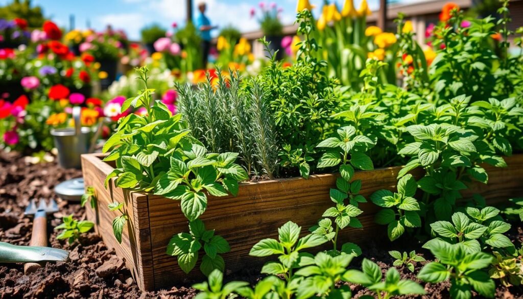 how to grow herbs outdoors