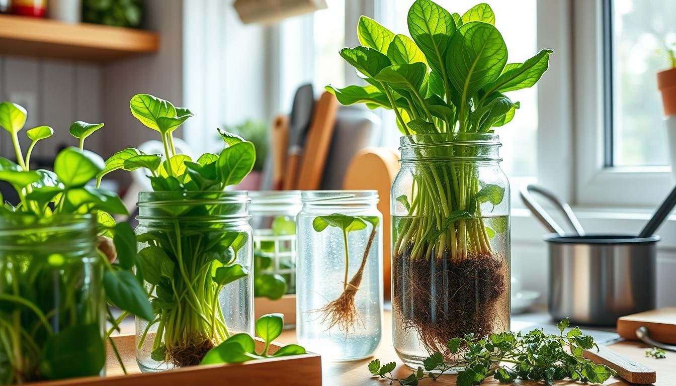 how to grow spinach at home without seeds