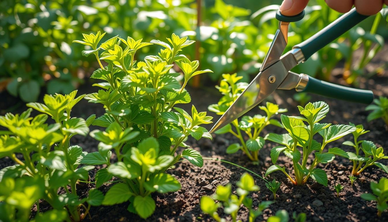 pruning catnip