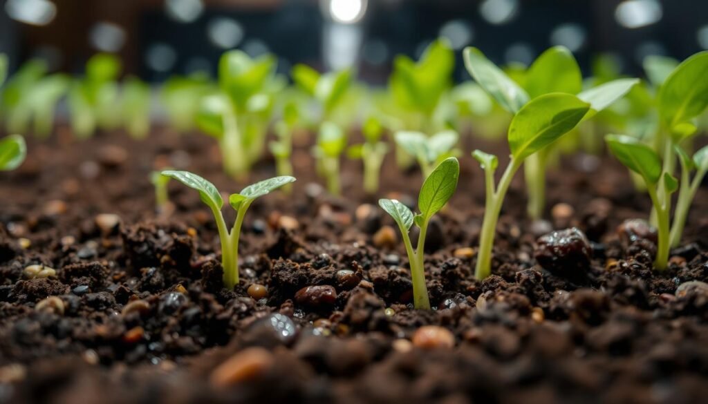 spinach seed germination