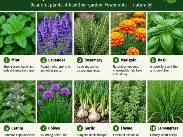 10 Plants & Herbs That Naturally Repel Ants in Your Garden