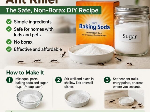 Baking Soda and Sugar Ant Killer: The Safe, Non-Borax DIY Recipe