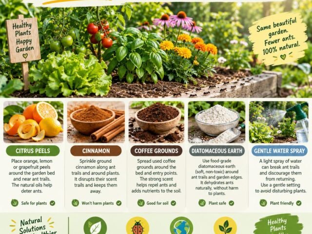 How to Get Rid of Ants in the Garden Naturally (Without Harming Plants)