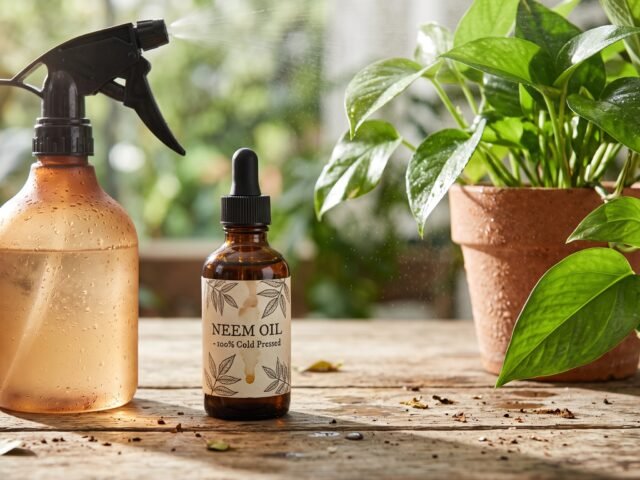 How to Mix Neem Oil for Plants (Without Burning Leaves or Clogging Sprayers)