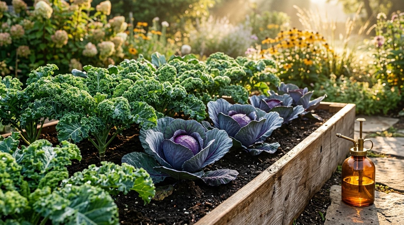 How to get rid of cabbage worms and loopers on kale and cabbage with organic Bt