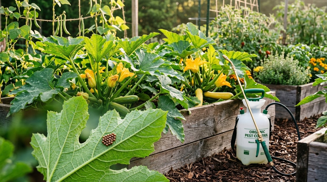 How to get rid of squash bugs and stink bugs naturally with organic garden spray